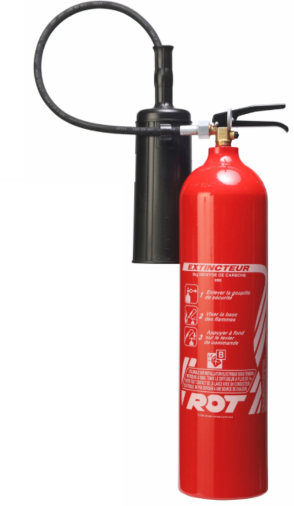 Extincteur CO2 5 kg ROT