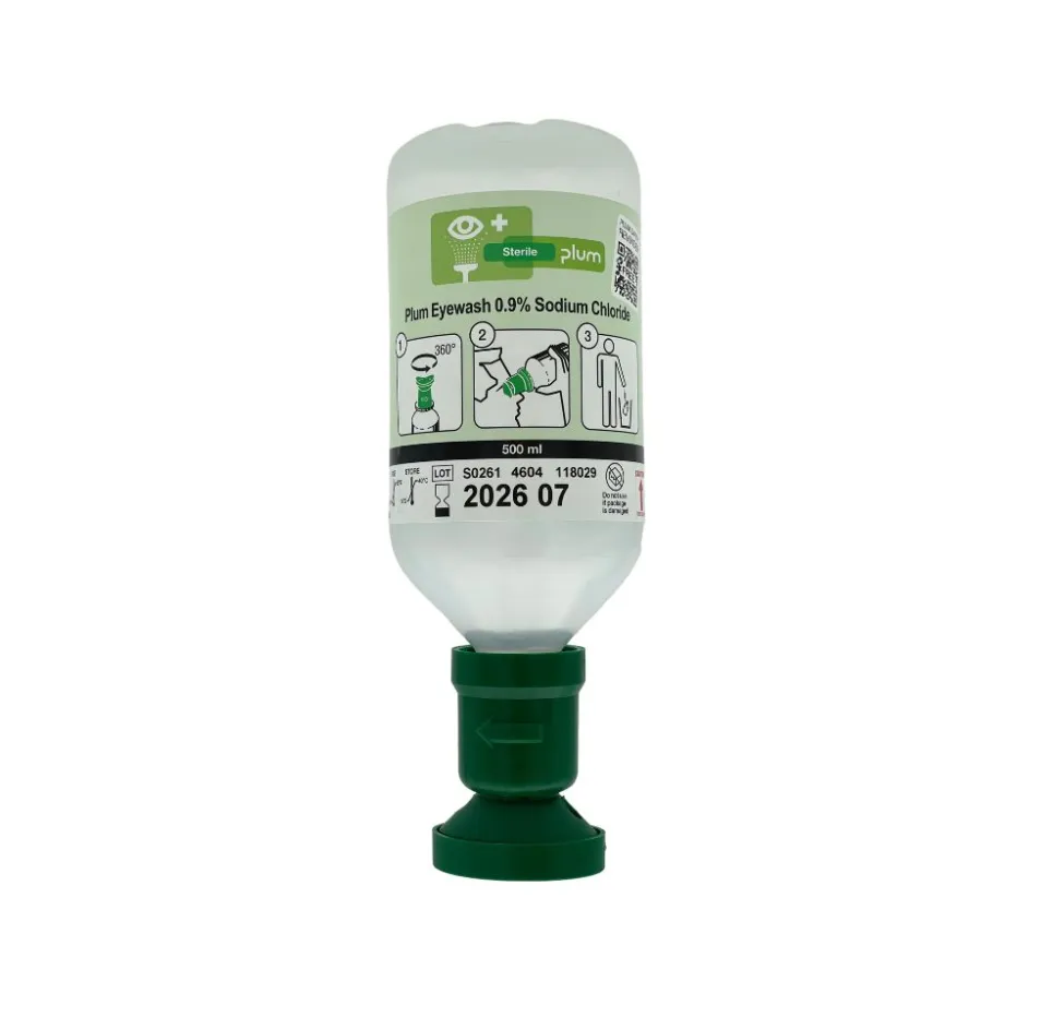 Flacons rince-œil Saline 500 ml
