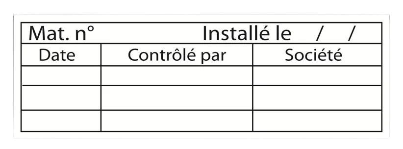 [ETI-BAES] Etiquettes en rouleau - BAES 7x2,5cm (500 étiquettes)